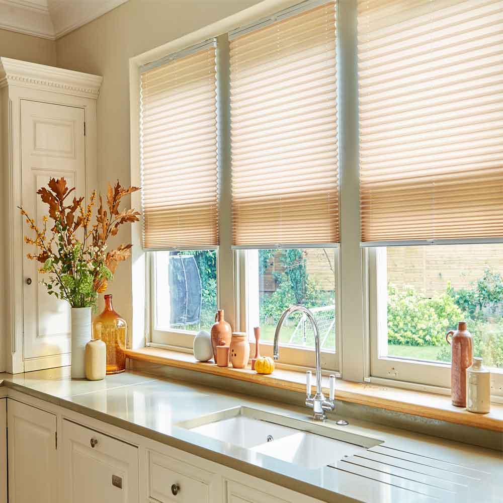 Pleated blinds in Gillingham